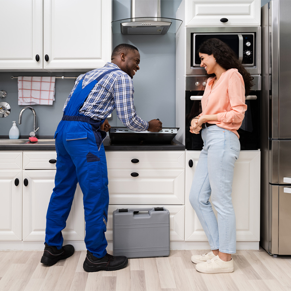 can you provide an estimate for cooktop repair before beginning any work in Chloe WV